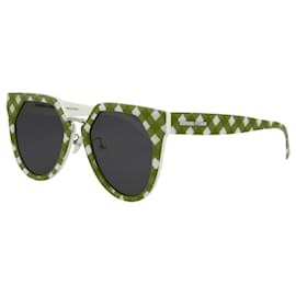Autre Marque-McQ Alexander McQueen Round-Frame Acetate Sunglasses-Other,Python print