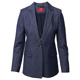 Hugo Boss Giacca monopetto Hugo Denim Blazer in denim di cotone blu navy Blu Blu navy