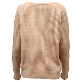 Vince-Vince Quilted Sweater in Pink Cashmere-Pink
