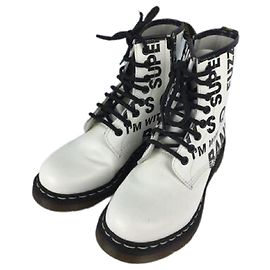 Autre Marque **[Gebraucht] HYSTERIC GLAMOUR Schuhe / Schnürstiefel mit springender Sohle / 24cm / Weiß / Weiß Weiß