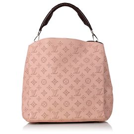 Louis Vuitton Mahina Babylone rosa PM Nero Rosa