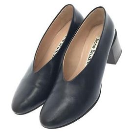 **[Used] Acne Studios (Acne) sully / pumps / 37 / BLK / leather / heel Black