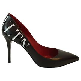 Escarpins Valentino VLTN cuir noir Noir