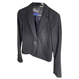 Paul Smith Black Wool Jacket Black Black