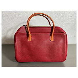 Hermès-Hermès Loraine Tasche aus Epsom-Kalbsleder-Pink,Orange