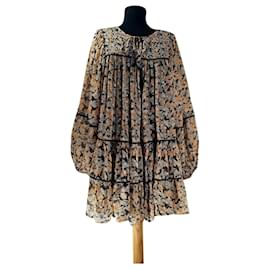 Robe Free People M Polyester Multicolore