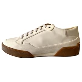 Stella Mc Cartney-Vegan leather white sneakers-White
