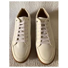 Stella Mc Cartney-Vegan leather white sneakers-White