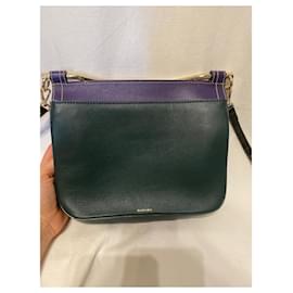 Carven-Handbags-Purple,Dark green
