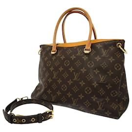 Louis Vuitton-Louis Vuitton Brown Monogram Pallas Satchel-Brown
