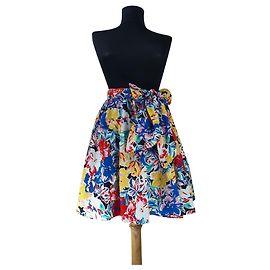 Autre Marque Saia Vesna de algodão multicolor Multicor