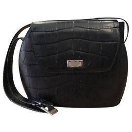 Borsa a tracolla Escada in pelle nera Nero
