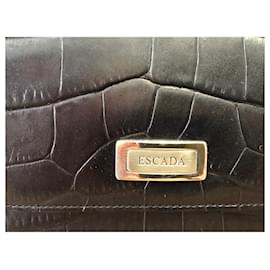 Sac Escada Rouge En Coton Mélangé - Style Satchel, Jamais Porté - état Impeccable
