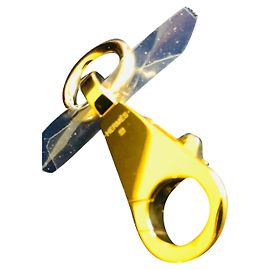 Hermès Carabiner keychain Gold hardware