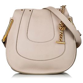 Chloé Bandolera de cuero marrón Hayley de Chloe Castaño Beige