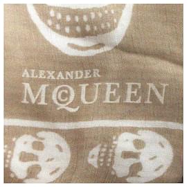 Alexander Mcqueen-Alexander McQueen Scarf-Beige