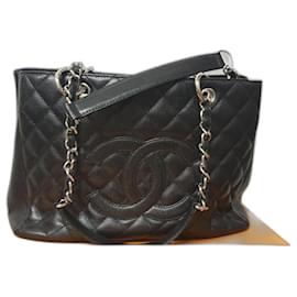 Chanel-grande bolsa de compras-Preto