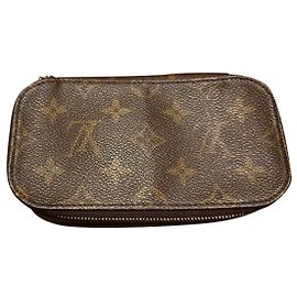 Louis Vuitton Trousse Blush PM Brown Cloth Brown