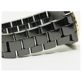 Chanel-Chanel J12 black ceramic 18KPG bezel 36.5 mm H3842 Genuine goods Mens-Black