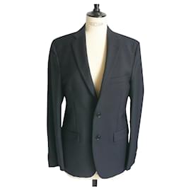 Acne-ACNE STUDIOS - Navy wool-blend suit Mint condition T46-Navy blue