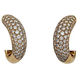 Orecchini Chaumet, modello "Omaggio a Venezia", in oro giallo e diamanti. Altro