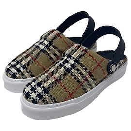 Burberry mules shoes tartan RANGLETON Multiple colors Beige Multiple colors