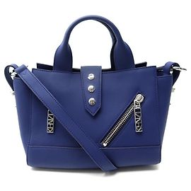 NOVA BOLSA KENZO MINI KALIFORNIA EM COURO AZUL BOLSA DE OMBRO Azul
