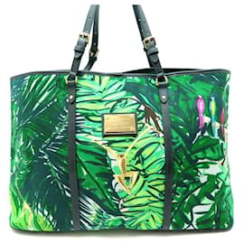 Louis Vuitton-NUOVA LOUIS VUITTON CABAS AILLEURS AVENTURE GM CANVAS NUOVA BORSA A MANO-Verde