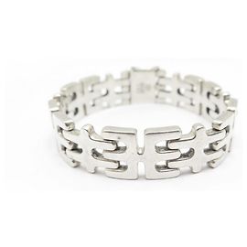 GEORG JENSEN N BRACELET 103 BY EDVARD KINDT-LARSEN T 19 STERLING SILVER BANGLE Silvery