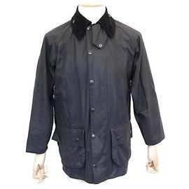 JACKET BARBOUR BEAUFORT S 46 NAVY BLUE OIL COTTON JACKET BLUE COAT Navy blue
