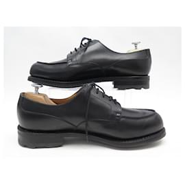JM Weston-NEW JM WESTON DERBY GOLF SHOES 641 10.5E 44.5 LARGE BLACK LEATHER SHOES-Black