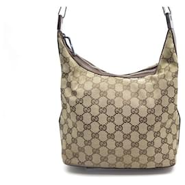 Gucci-Gucci handbag bag 001.3814 MONOGRAM CANVAS GG GUCCISSIMA BEIGE HAND BAG-Brown