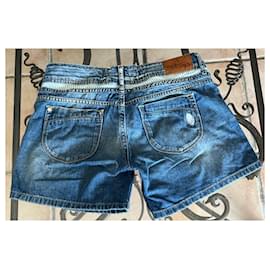Pepe Jeans-Girl Shorts-White,Blue,Light blue