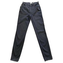 Vaqueros vintage de talle alto Moschino Negro
