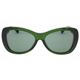 Dries Van Noten Seca Van Noten Seca 195 Óculos de sol redondos em acetato verde Verde