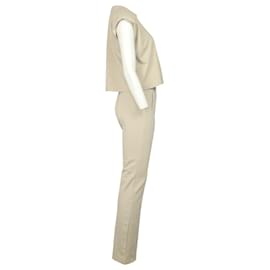 Autre Marque-Prevu Set aus Hemd und Hose in beiger Viskose-Beige
