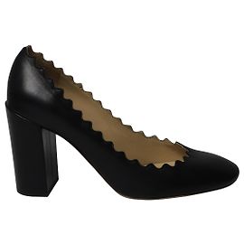 Décolleté Chloé Lauren in pelle di vitello Nappa nera Nero