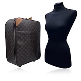 Louis Vuitton-Monogram Canvas Pegase 45 Trolley Rolling Luggage-Brown
