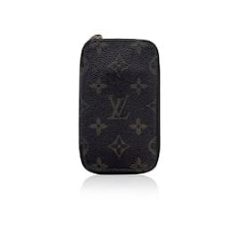 Louis Vuitton-Zip en toile Monogram Vintage 6 Porte-clés Porte-clés-Marron