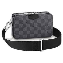 Louis Vuitton Portefeuille portable LV Alpha neuf Gris