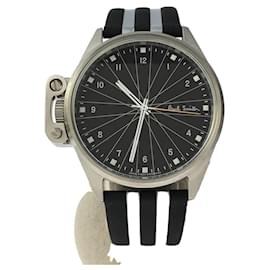 Paul Smith-Paul Smith Quartz watch / analog / rubber belt-Black,Silvery
