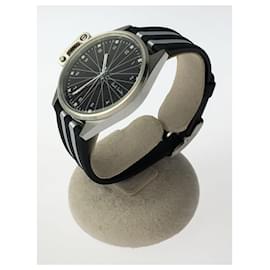 Paul Smith-Paul Smith Quartz watch / analog / rubber belt-Black,Silvery