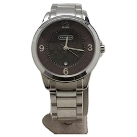 Coach-COACH Quartz watch / analog / stainless steel / BRW / SLV-Silvery