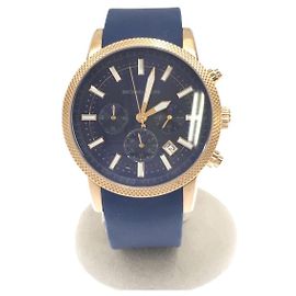 MICHAEL KORS Quartz watch / analog / rubber / BLU Blue