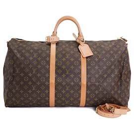 Louis Vuitton-Louis Vuitton Keepall 60 Bandouliere-Brown