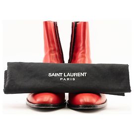 Yves Saint Laurent Boots Red