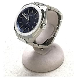 Gucci-GUCCI Quartz Watch / Analog / Stainless Steel / NVY / SLV-Silvery