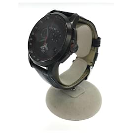 Gucci-GUCCI Quartz Watch / Analog / Leather / BLK / BLK / 126.2 / Chronograph-Black
