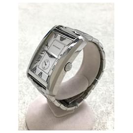 Emporio Armani-EMPORIO ARMANI Quartz watch / analog / stainless steel / silver / AR-1607 / with small scratches-Silvery