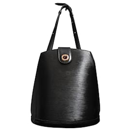 Louis Vuitton-Cluny cuir épi-Noir